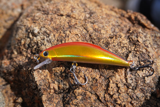 Fishin Straya 55MM Slim Minnows - Blood Orange