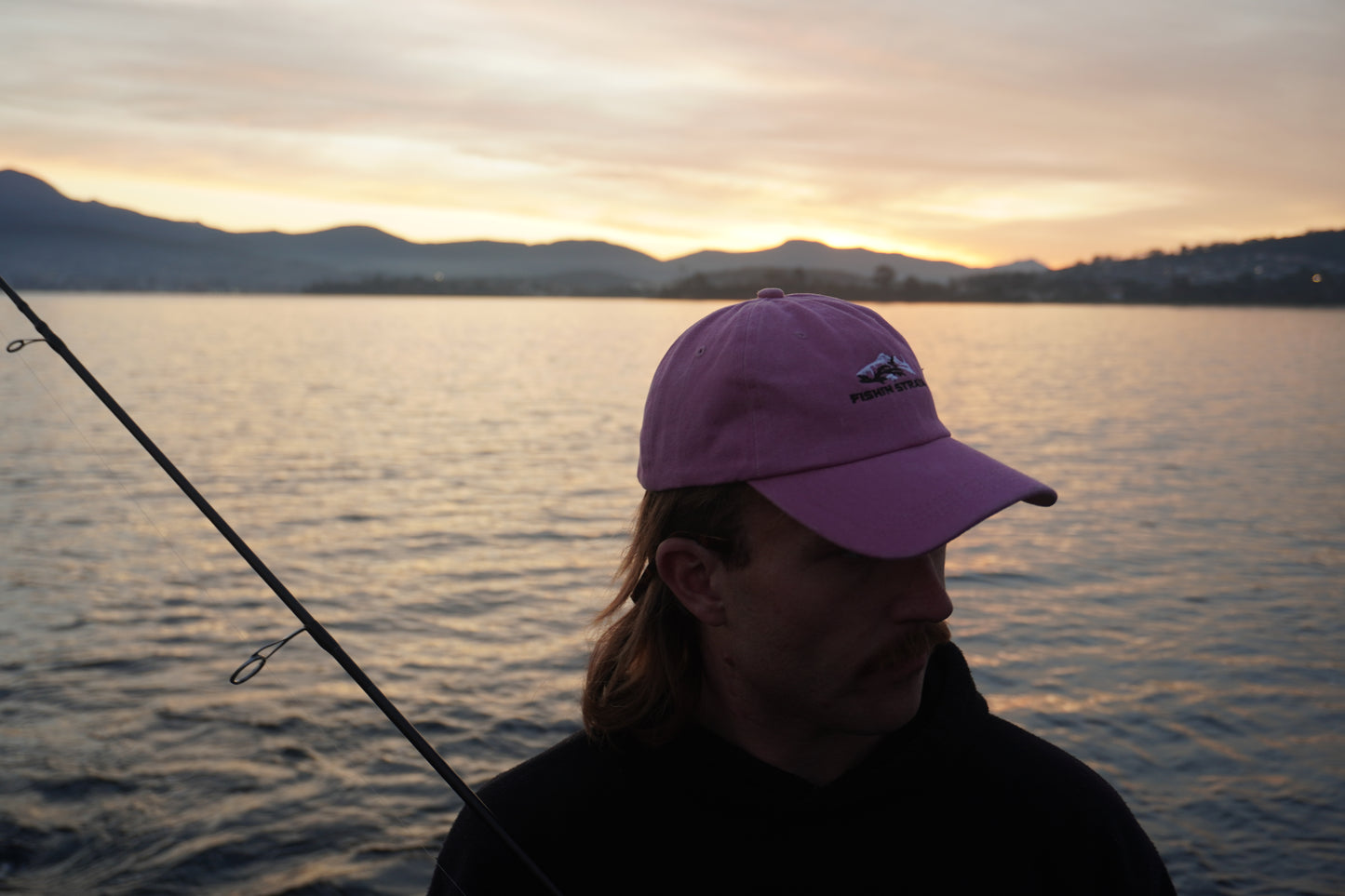 Fishin Straya Embroidered Logo Hat - Pink