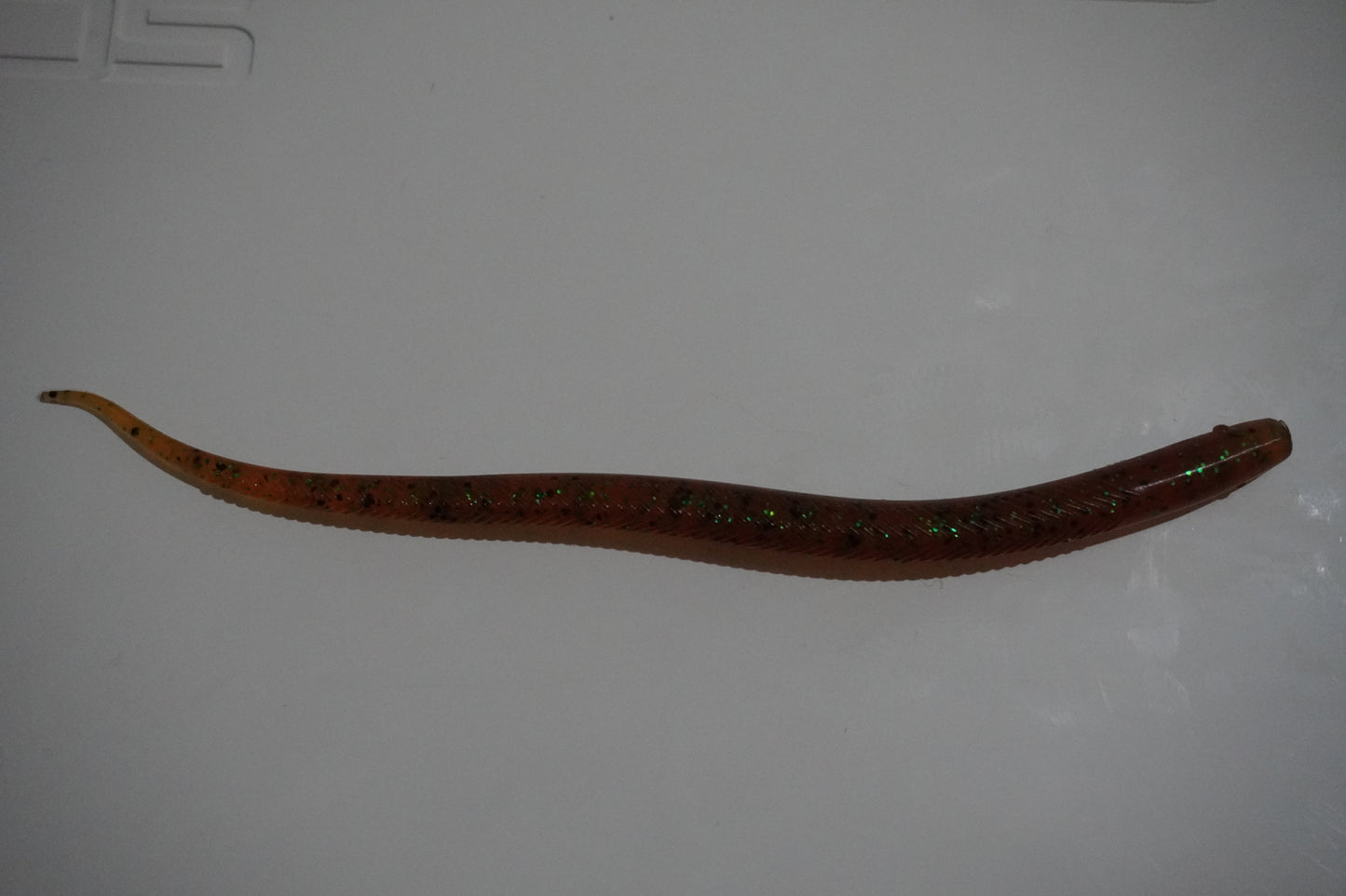 Fishin Straya 140mm Slim Jimz Orange Sparkle