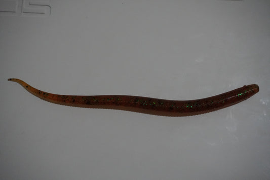 Fishin Straya 140mm Slim Jimz Orange Sparkle