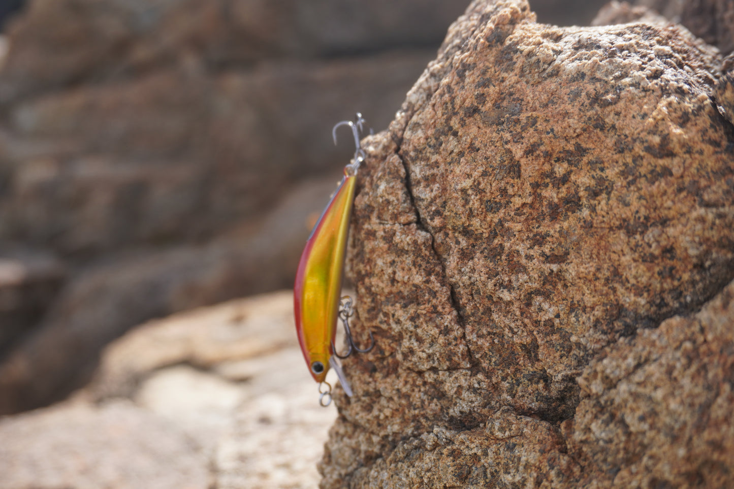 Fishin Straya 55MM Slim Minnows - Blood Orange