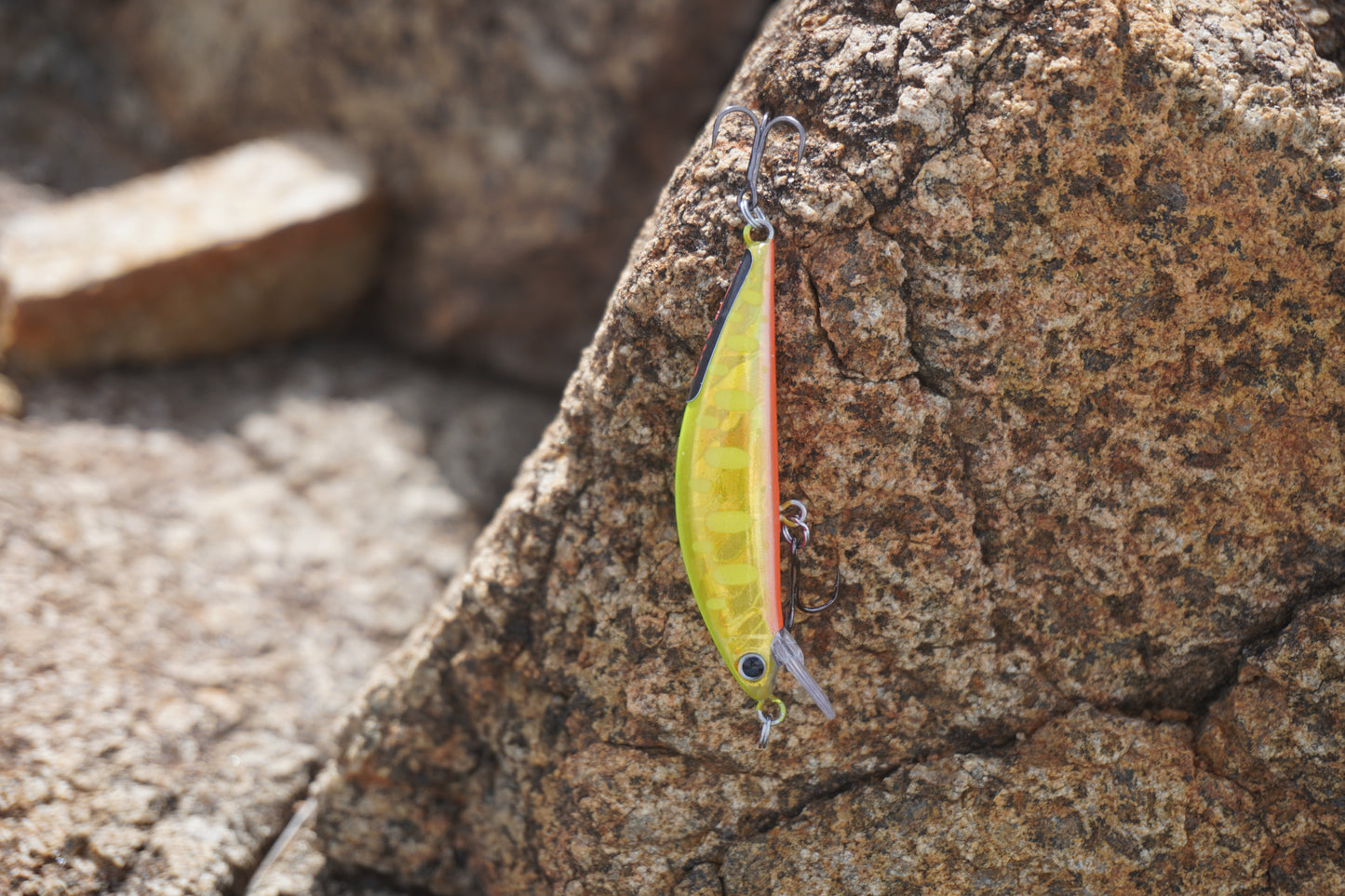 Fishin Straya 55MM Slim Minnows - Chartreuse Trout