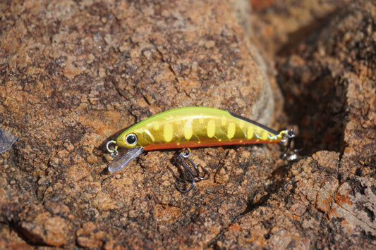 Fishin Straya 55MM Slim Minnows - Chartreuse Trout