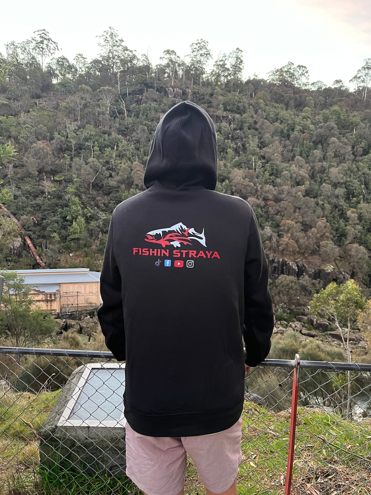 Fishin Straya Logo Hoodies